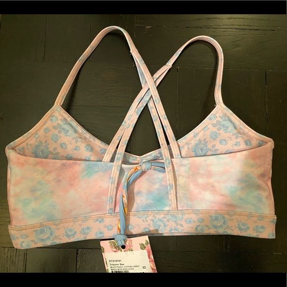 NWT LOVESHACKFANCY X BANDIER Sports Bra Top XS - Picture 5 of 7